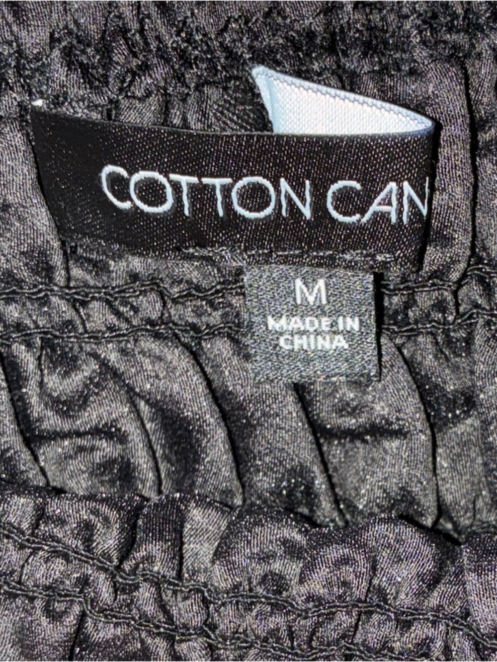 Cotton Candy LA Smocked Cropped Cottagecore Whimsigoth Ruffle Sleeve Top - Picture 3 of 4